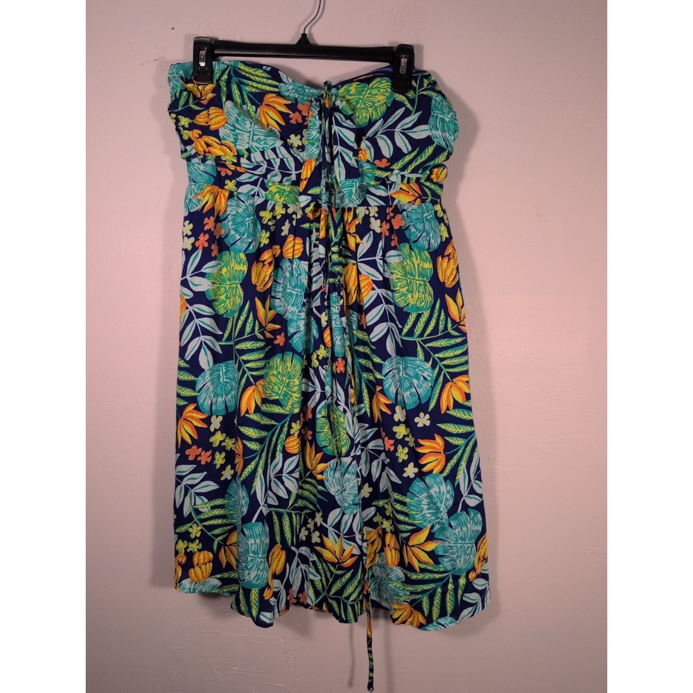 Modcloth Floral Sleeveless Fit & Flare Mini Dress Size L